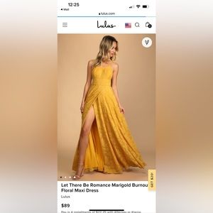 Lulus Let There Be Romance Maxi Dress